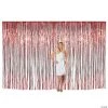 Large Metallic Fringe Backdrop Curtains