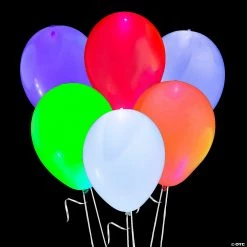 Light-Up 9" Latex Balloon Assortment - 12 Pc.