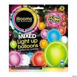 Light-Up 9" Latex Balloon Assortment - 12 Pc. 8 Light-Up 9" Latex Balloon Assortment - 12 Pc. -Carnival Sales Store light up 9 latex balloon assortment 12 pc 14090488 a03