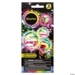 Light-Up Marble 9" Latex Balloon Assortment - 3 Pc. -Carnival Sales Store light up marble 9 latex balloon assortment 3 pc 14090489 a04