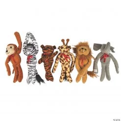 Long Arm Zoo Stuffed Animals - 12 Pc.