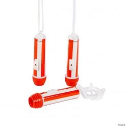 Mini Carnival Flashlights on a Rope - 12 Pc.