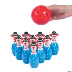 Mini Clown Bowling Set -Carnival Sales Store mini clown bowling set13931803 a01