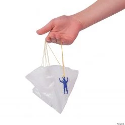 Mini Paratroopers - 72 Pc. -Carnival Sales Store mini paratroopers 72 pc 39 1168 a02