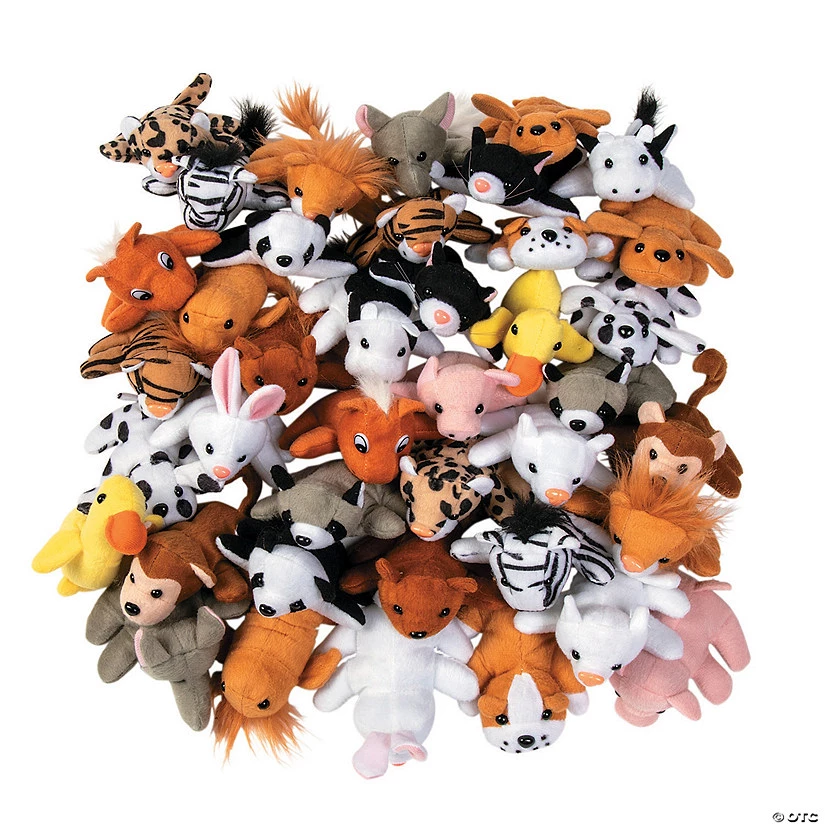 Mini Stuffed Animal Assortment - 50 Pc. 1 Mini Stuffed Animal Assortment - 50 Pc.