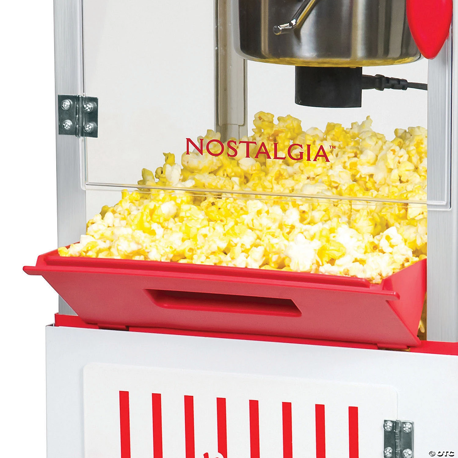 Nostalgia 48" Popcorn Cart 2.5-Ounce, Red/White 2 Nostalgia 48" Popcorn Cart 2.5-Ounce, Red/White - Image 2