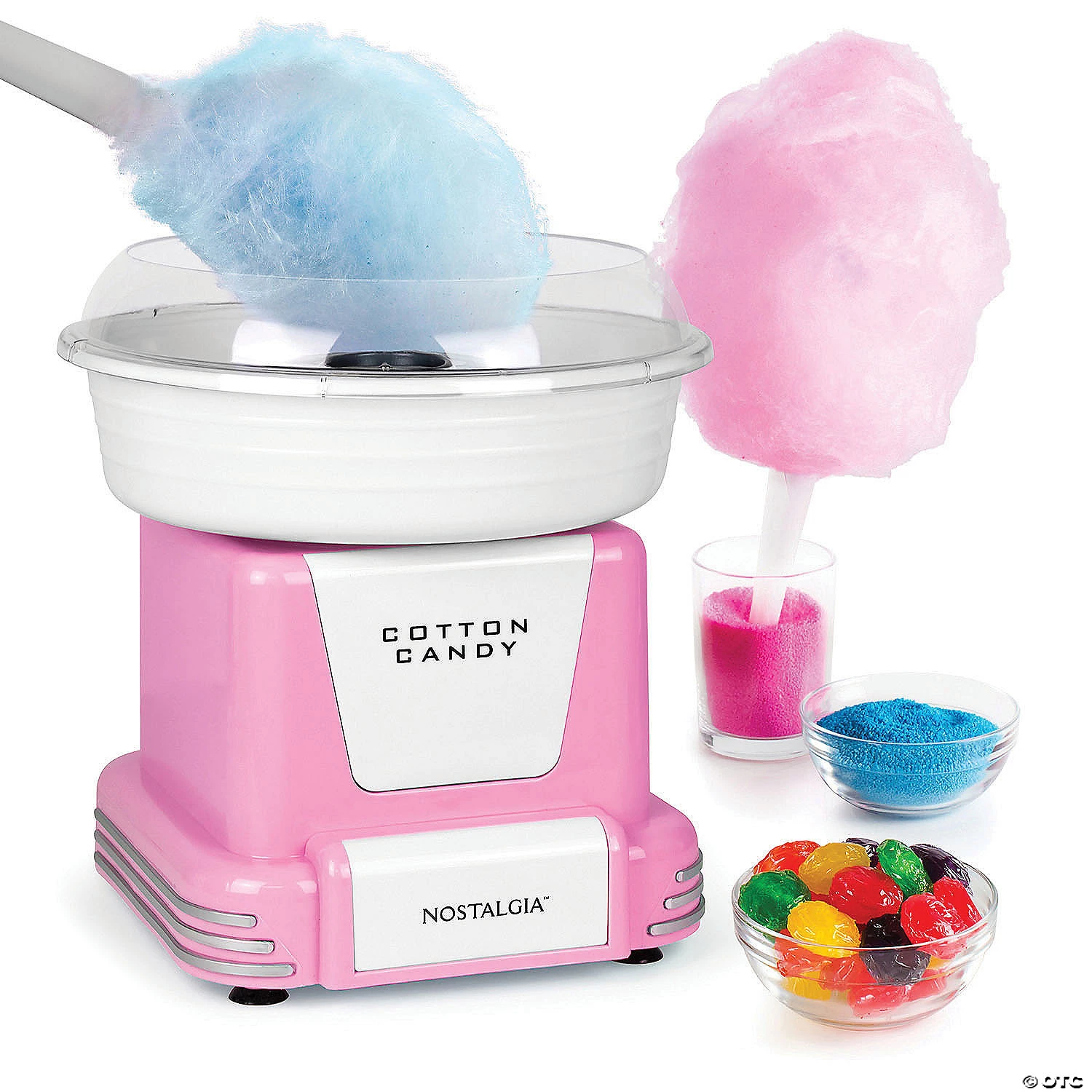Nostalgia Retro Cotton Candy Maker, Pink 1 Nostalgia Retro Cotton Candy Maker, Pink