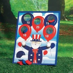 Patriotic Bean Bag Toss Game