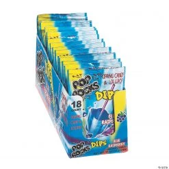 Pop Rocks® Blue Raspberry Dips - 18 Pc.