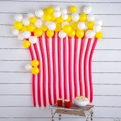Popcorn Wall Balloon Kit – 93 Pc.