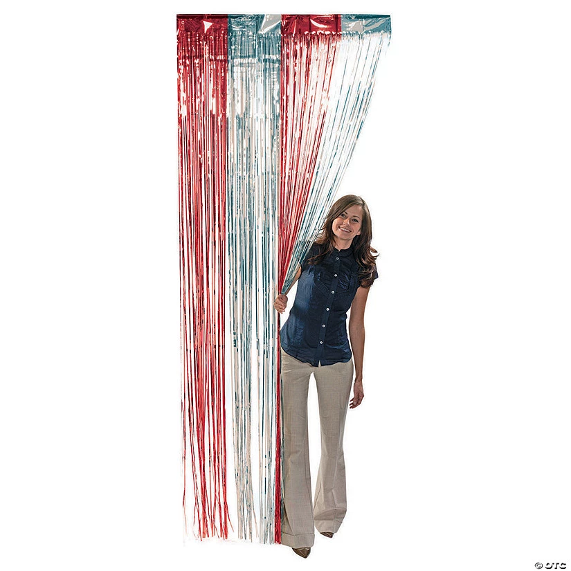 Metallic Fringe Door Curtains 1 Metallic Fringe Door Curtains