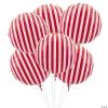 Striped 18" Mylar Balloons - 6 Pc.