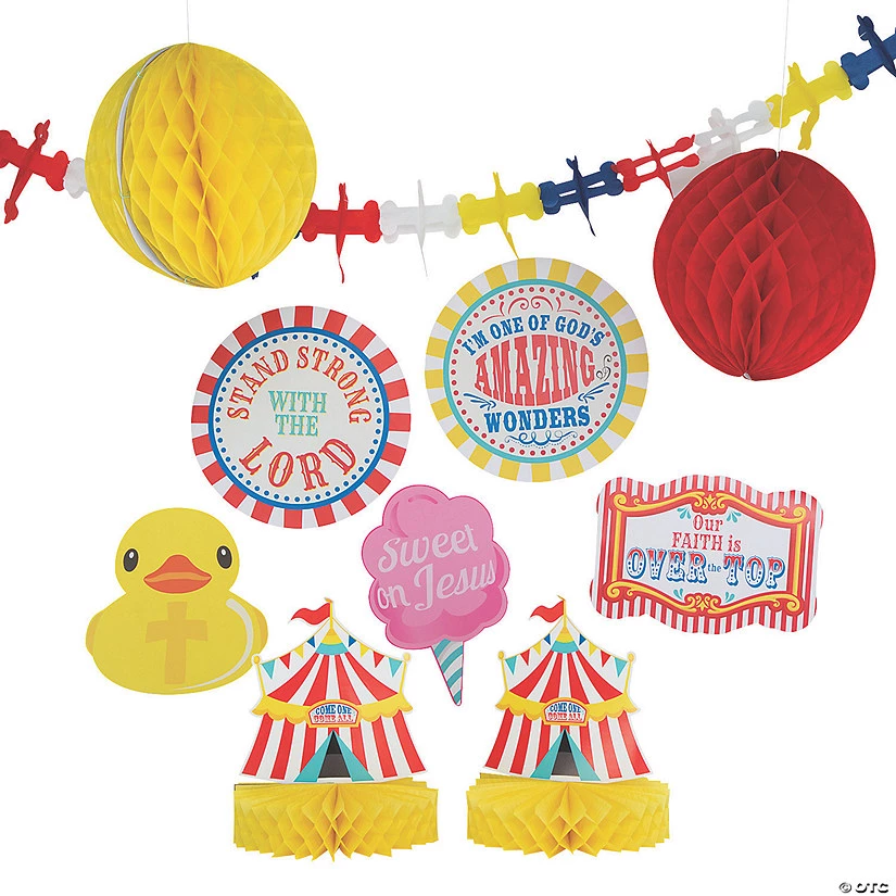 Religious Carnival Decorating Kit - 10 Pc. 1 Religious Carnival Decorating Kit - 10 Pc.