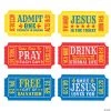 Religious Giant Carnival Ticket Cutouts - 6 Pc.