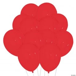 Ruby Red 11" Latex Balloons - 12 Pc.