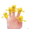 Smile Face Finger Puppets - 72 Pc.
