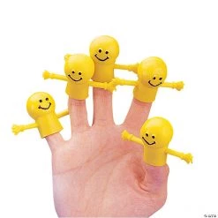 Smile Face Finger Puppets - 72 Pc.