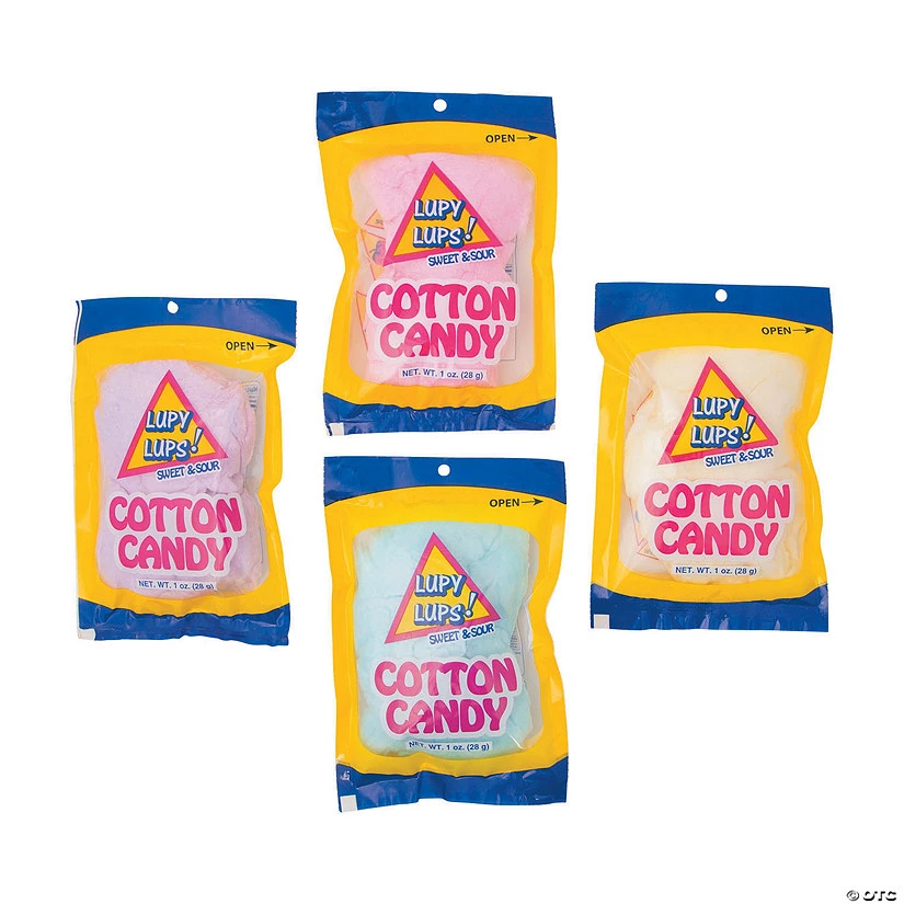 Sour Carnival Cotton Candy - 12 Pc. 1 Sour Carnival Cotton Candy - 12 Pc.