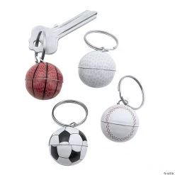 Sport Ball Keychains - 144 Pc.