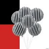 Striped 18" Mylar Balloons - 6 Pc.