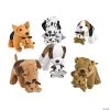 Stuffed Dogs Holding Puppies - 12 Pc.