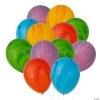 Super Agate Rainbow 11" Latex Balloon Assortment - 100 Pc.