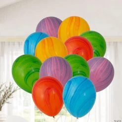 Super Agate Rainbow 11" Latex Balloon Assortment - 100 Pc. -Carnival Sales Store super agate rainbow 11 latex balloon assortment 100 pc 13993376 a02