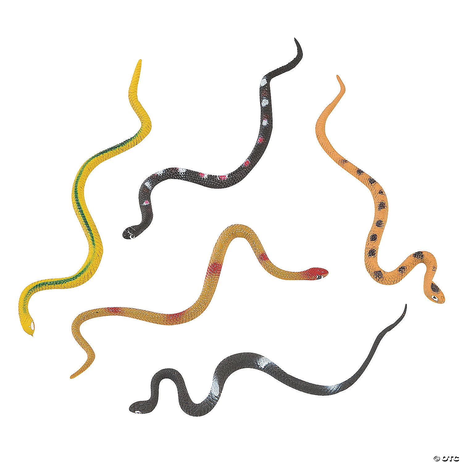 Vinyl Realistic Snakes - 48 Pc. 1 Vinyl Realistic Snakes - 48 Pc.