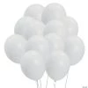 White 11" Latex Balloons - 12 Pc.